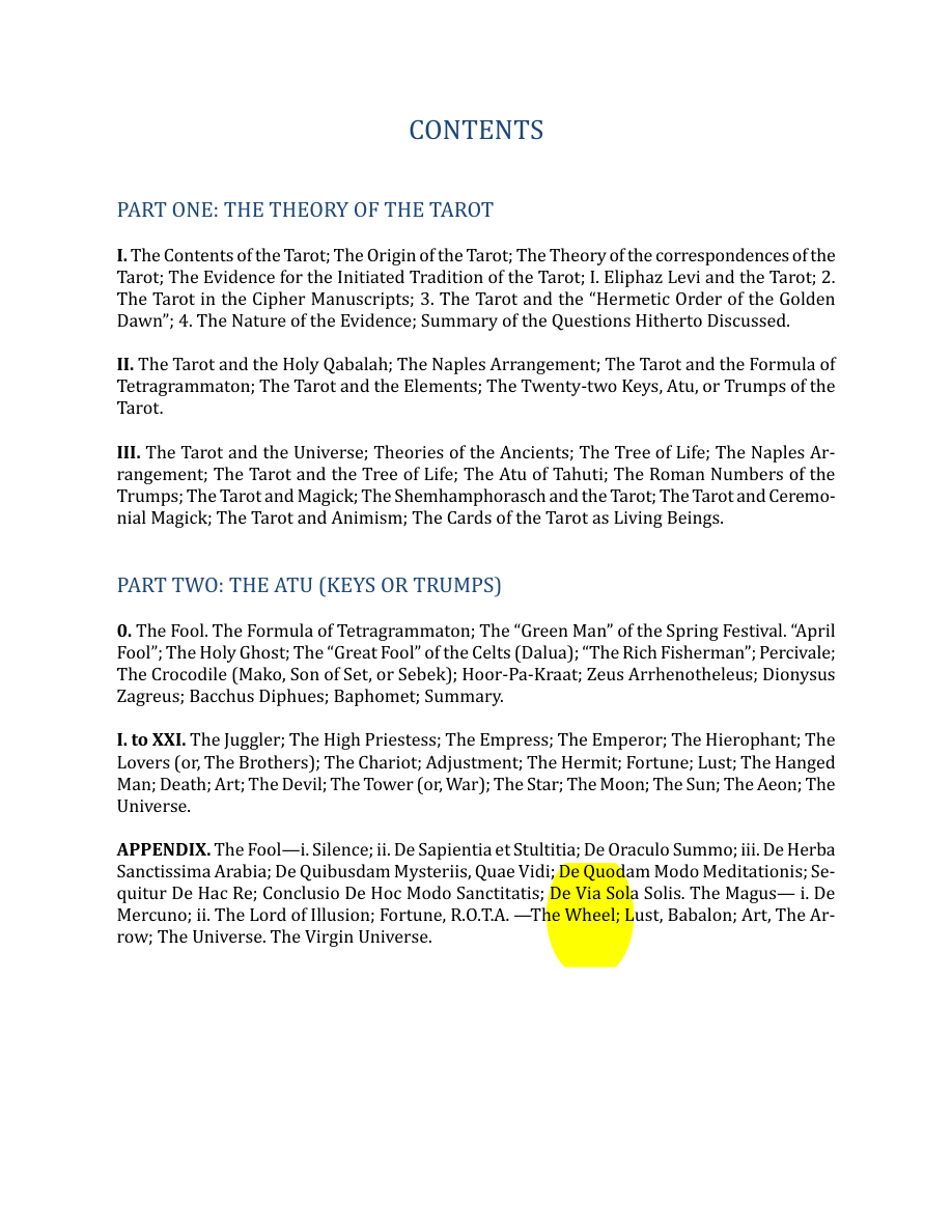 Original scan of The Book of Thoth, PDF page 6