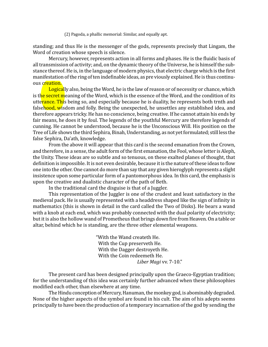 Original scan of The Book of Thoth, PDF page 60