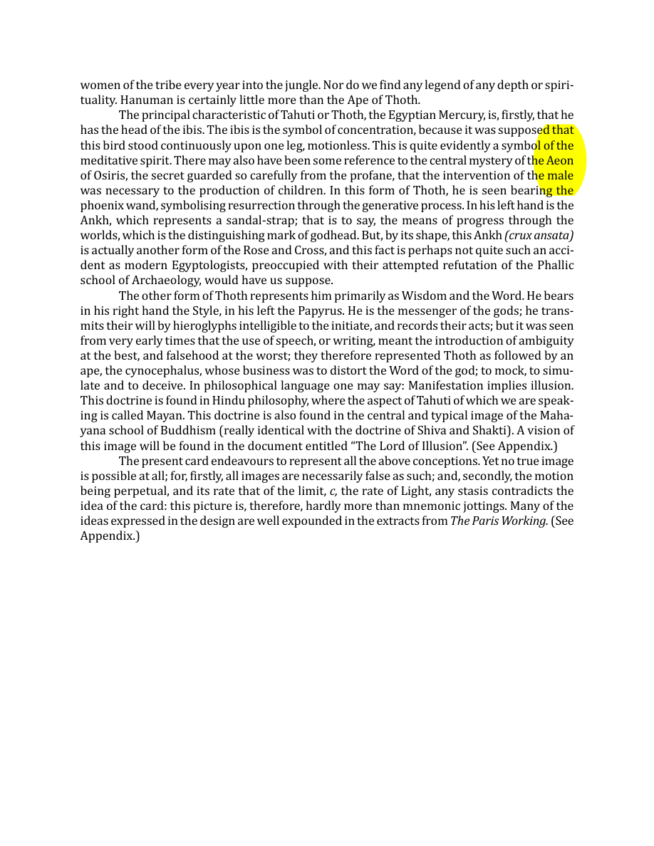 Original scan of The Book of Thoth, PDF page 61