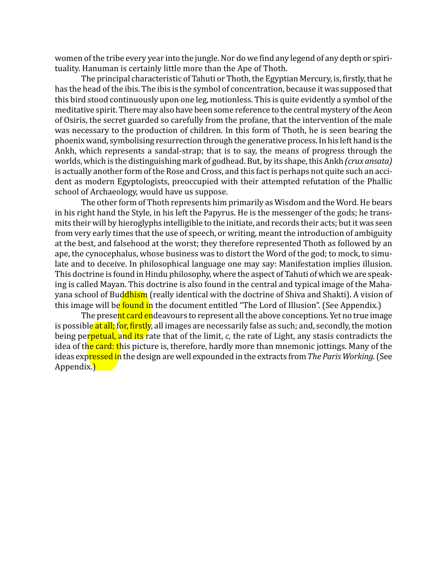 Original scan of The Book of Thoth, PDF page 61