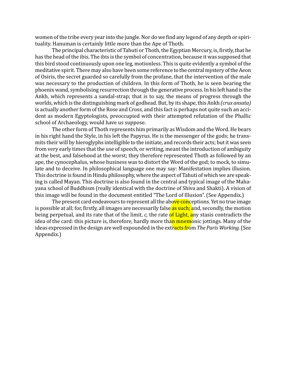 Original scan of The Book of Thoth, PDF page 61