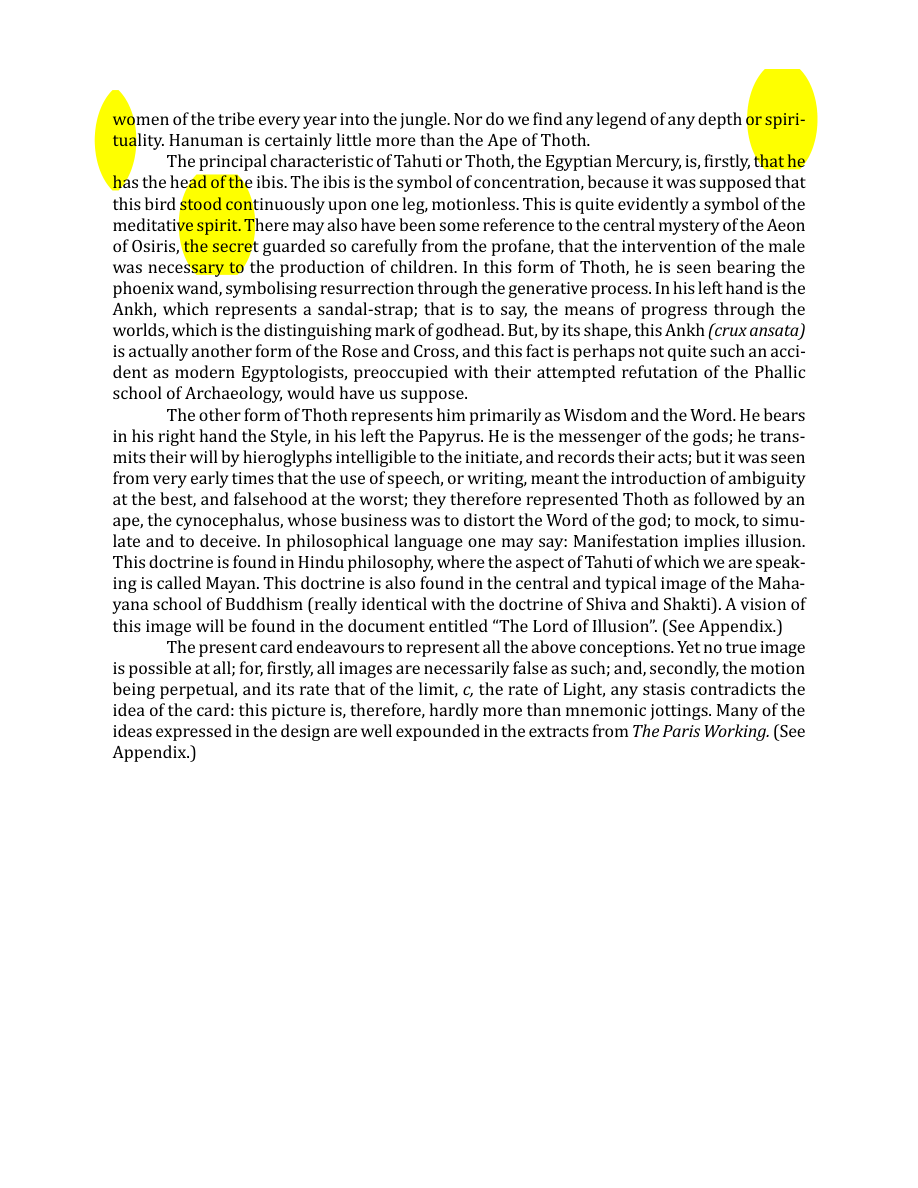 Original scan of The Book of Thoth, PDF page 61