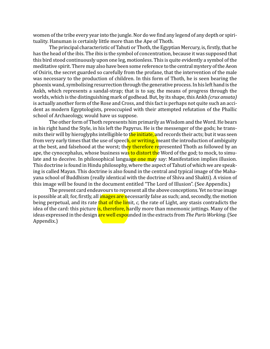 Original scan of The Book of Thoth, PDF page 61