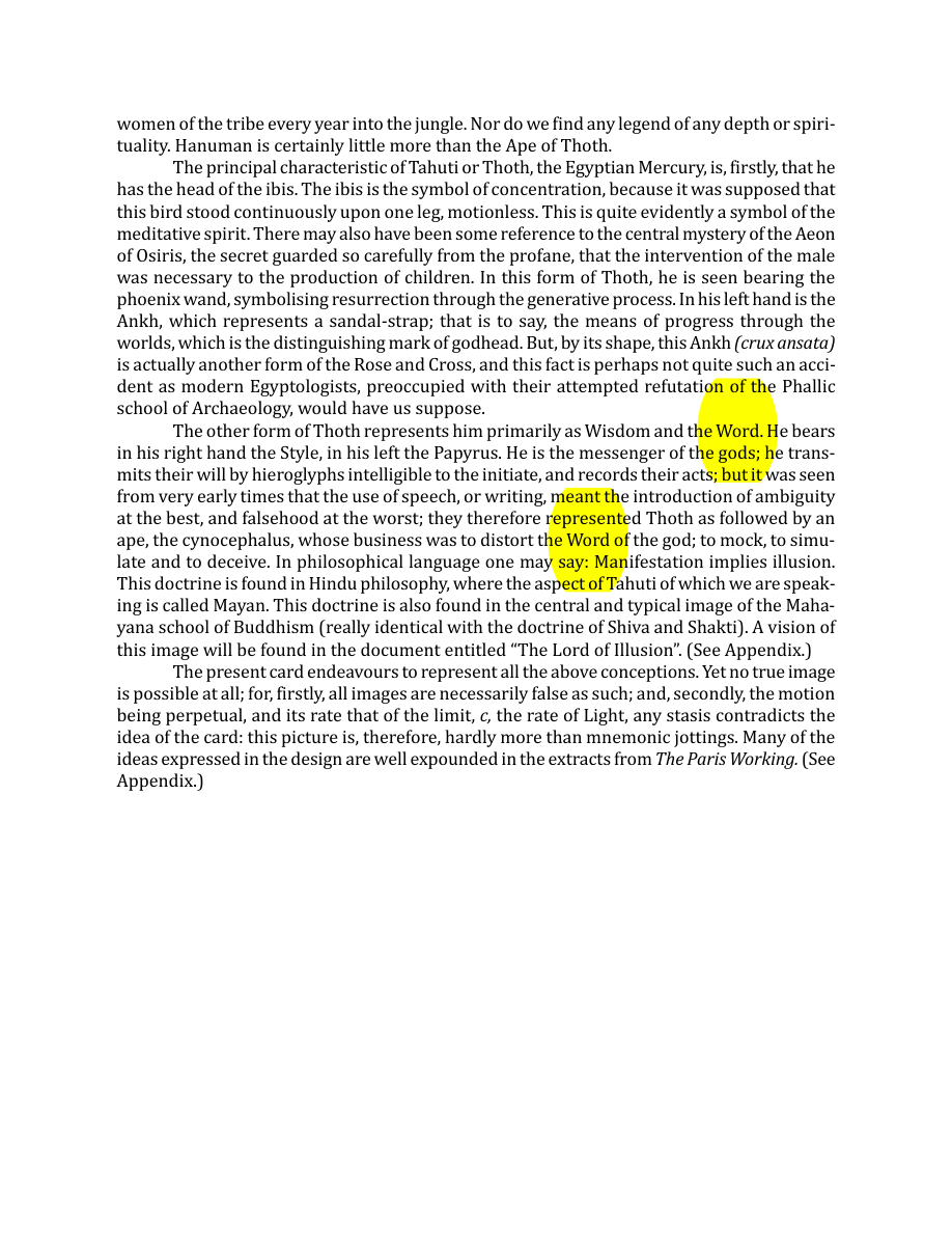 Original scan of The Book of Thoth, PDF page 61