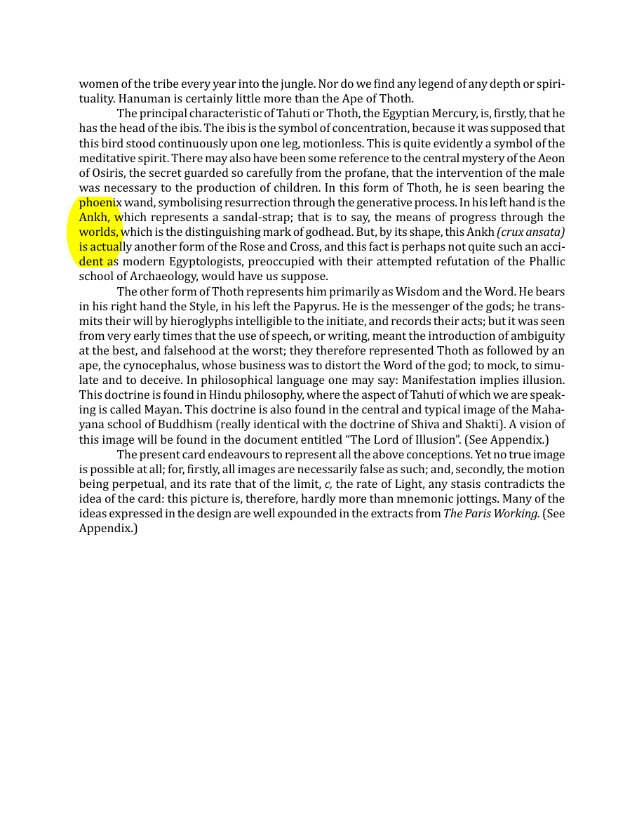 Original scan of The Book of Thoth, PDF page 61