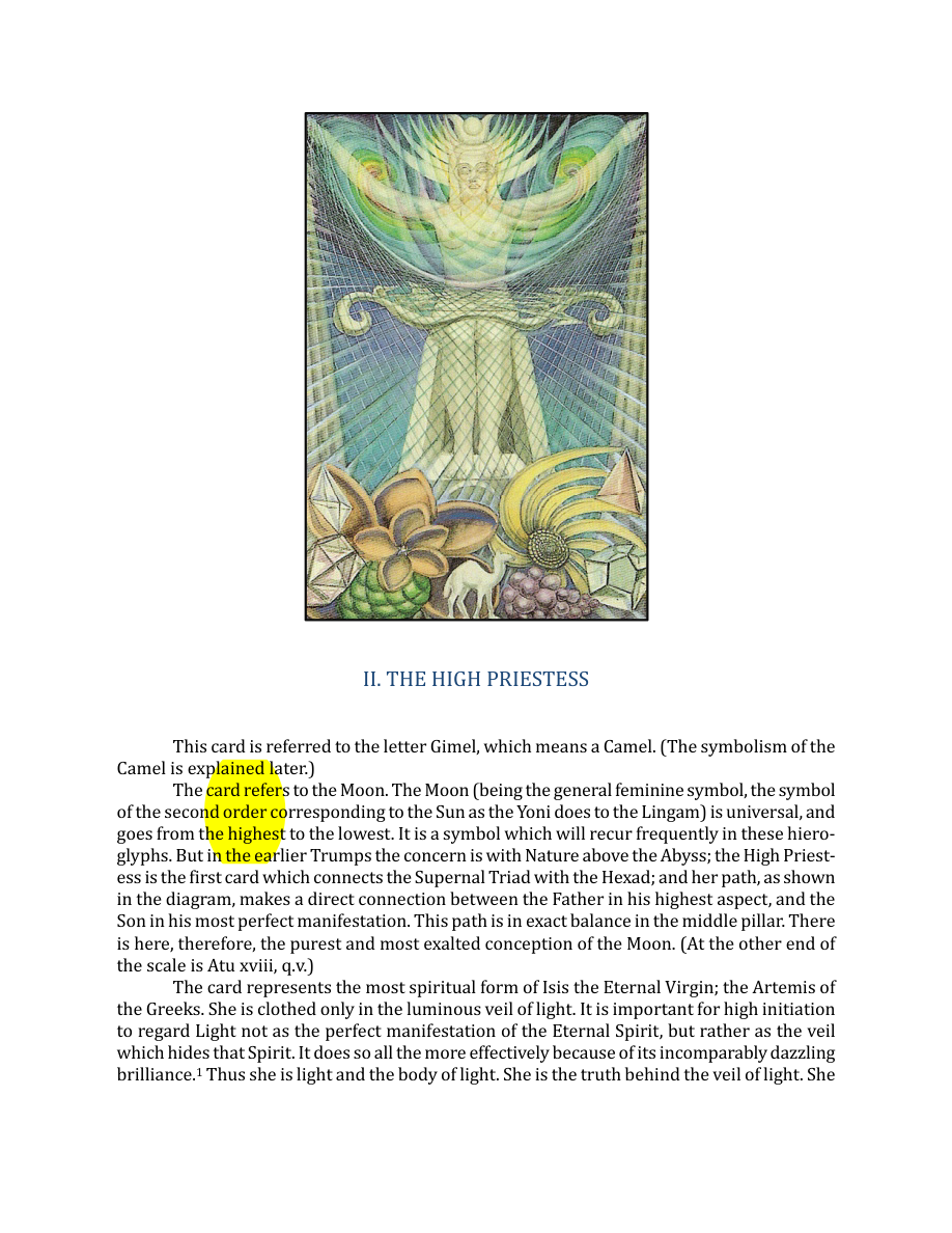 Original scan of The Book of Thoth, PDF page 62
