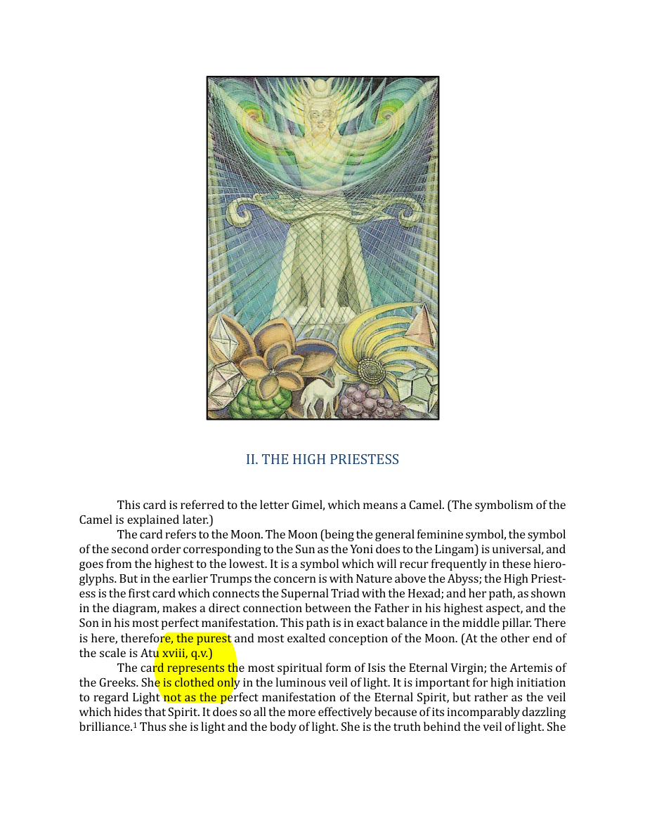 Original scan of The Book of Thoth, PDF page 62