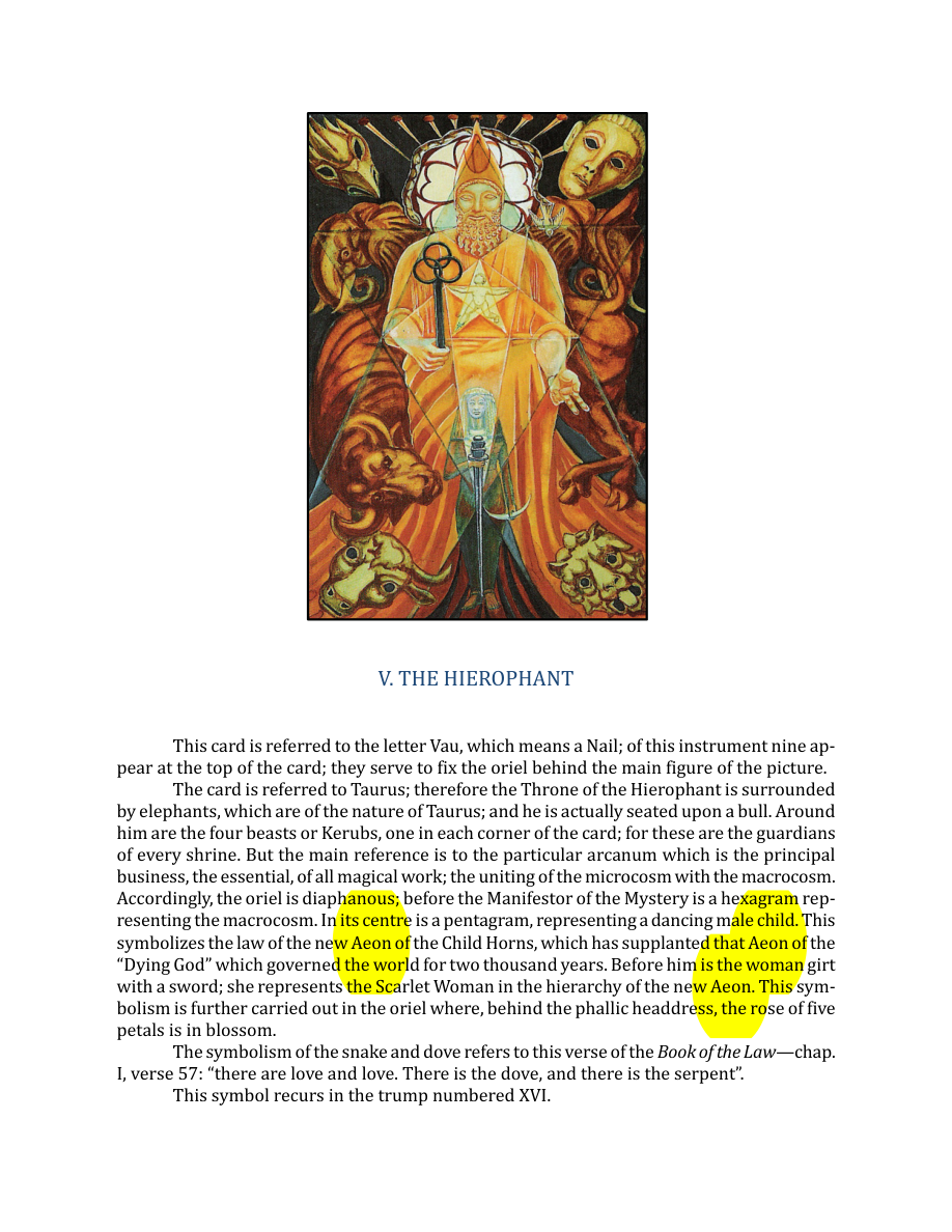Original scan of The Book of Thoth, PDF page 69