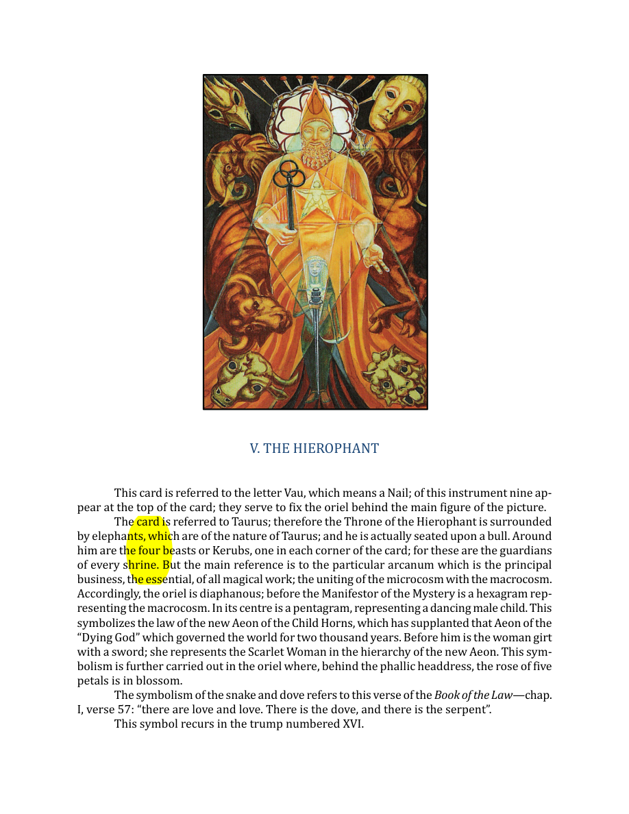 Original scan of The Book of Thoth, PDF page 69