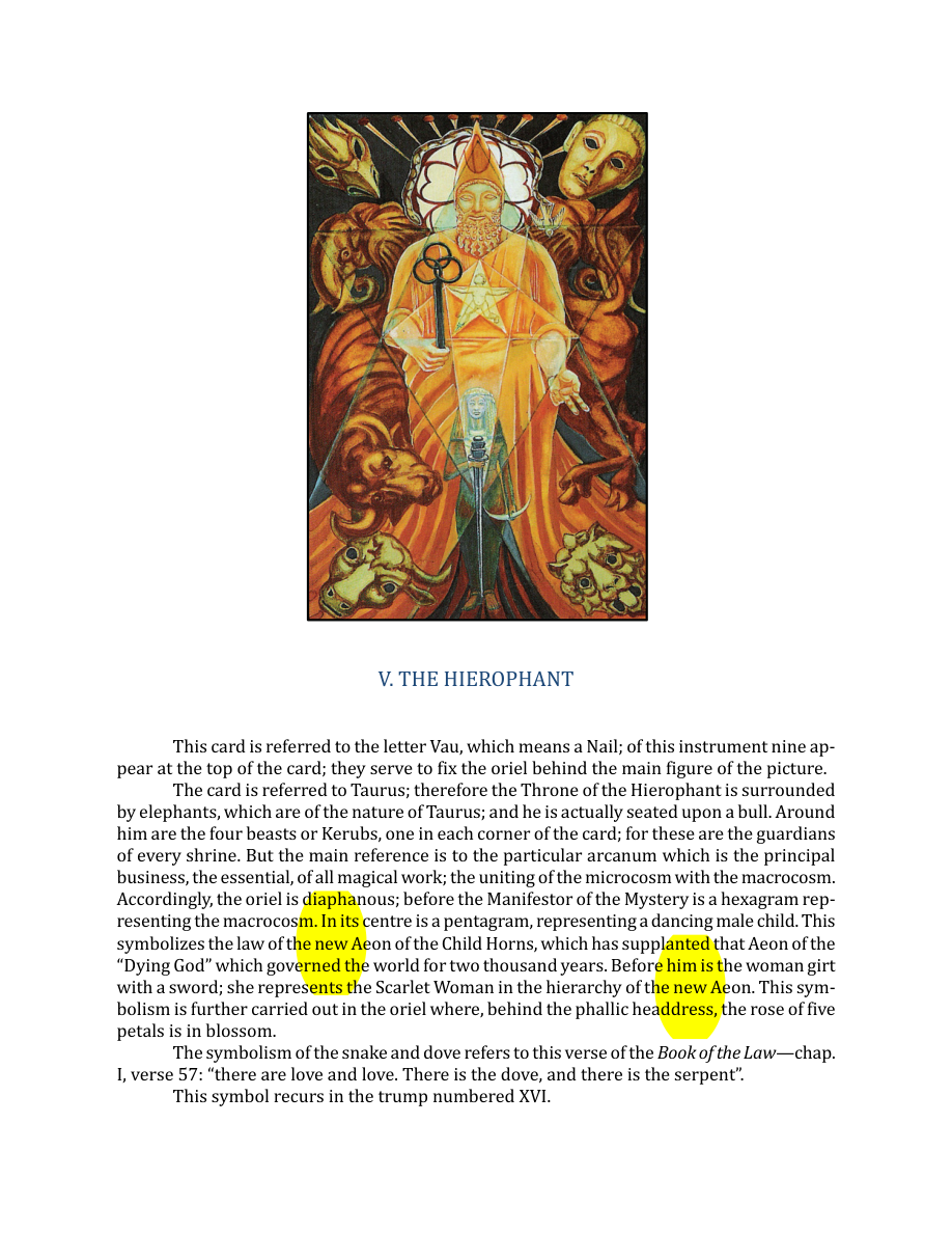Original scan of The Book of Thoth, PDF page 69