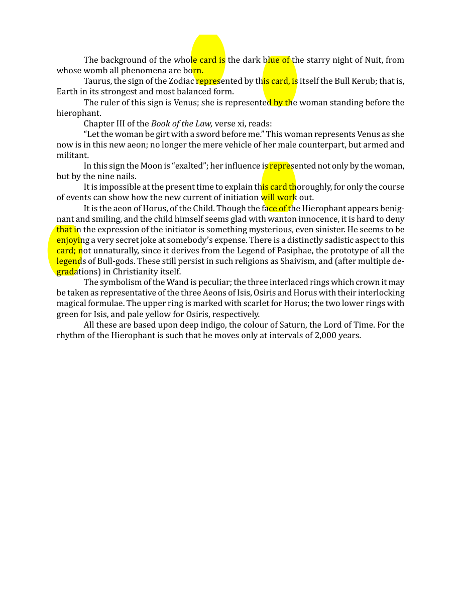 Original scan of The Book of Thoth, PDF page 70