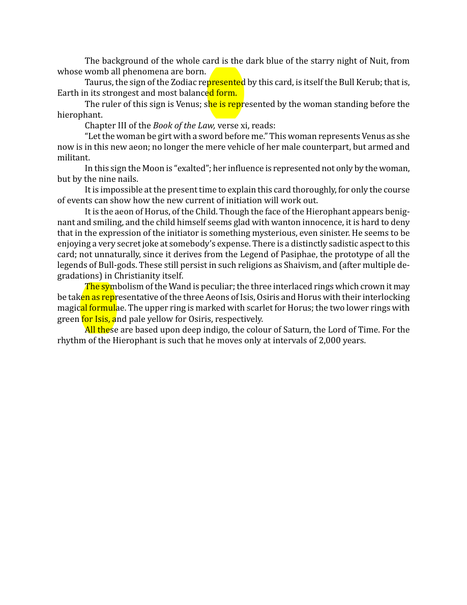 Original scan of The Book of Thoth, PDF page 70