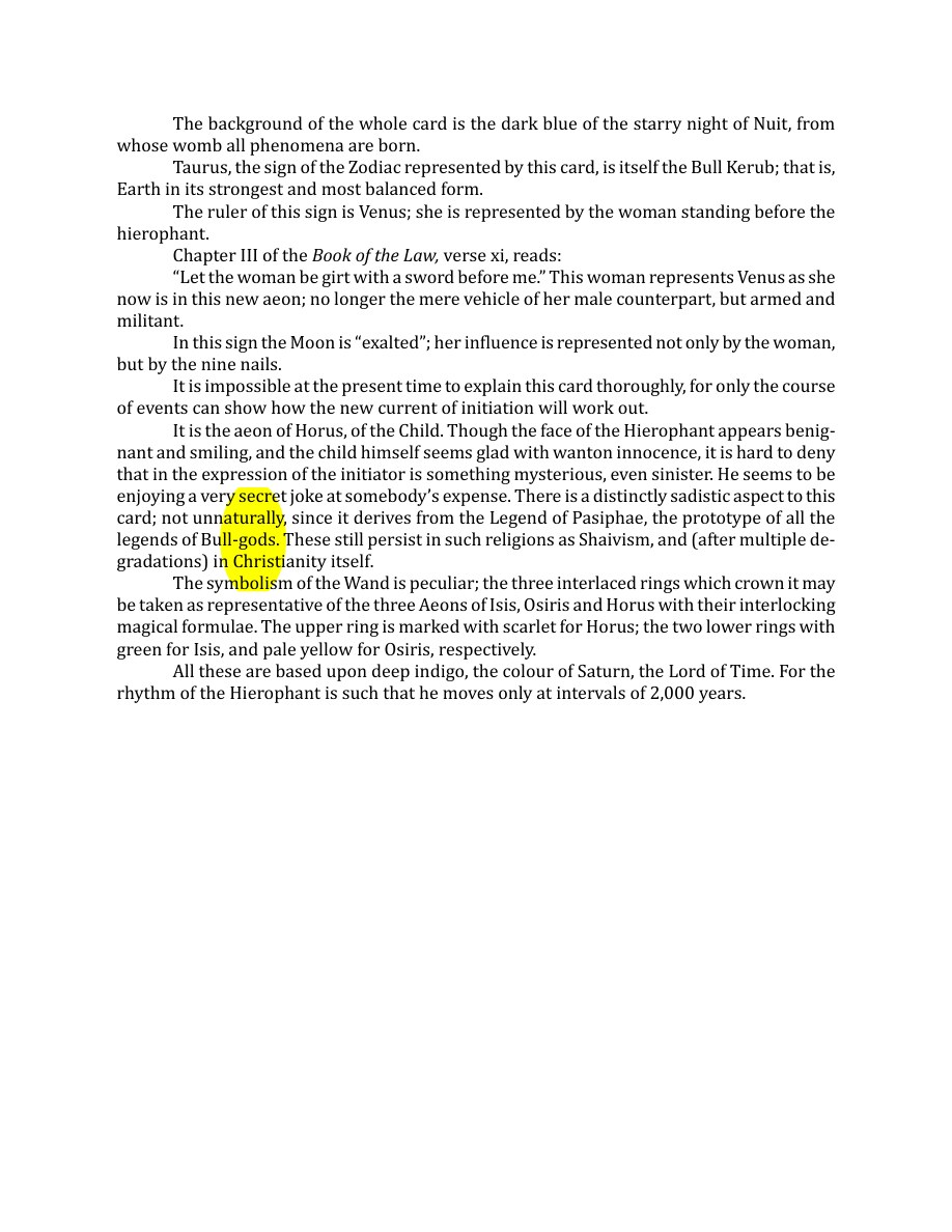 Original scan of The Book of Thoth, PDF page 70