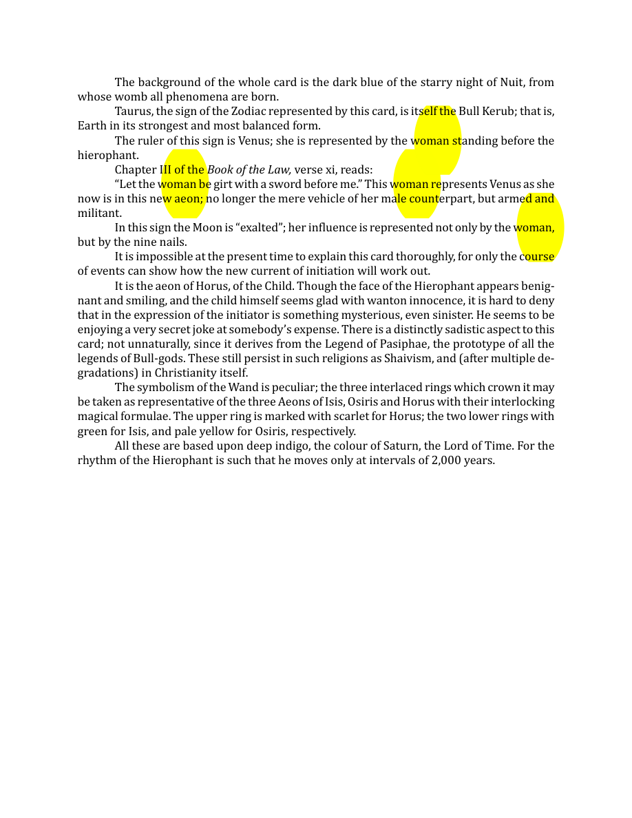 Original scan of The Book of Thoth, PDF page 70