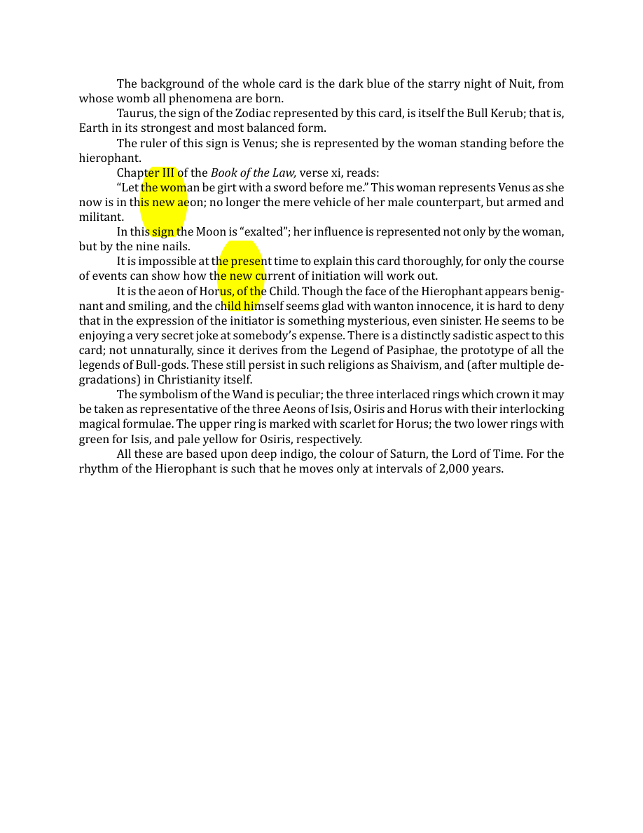 Original scan of The Book of Thoth, PDF page 70