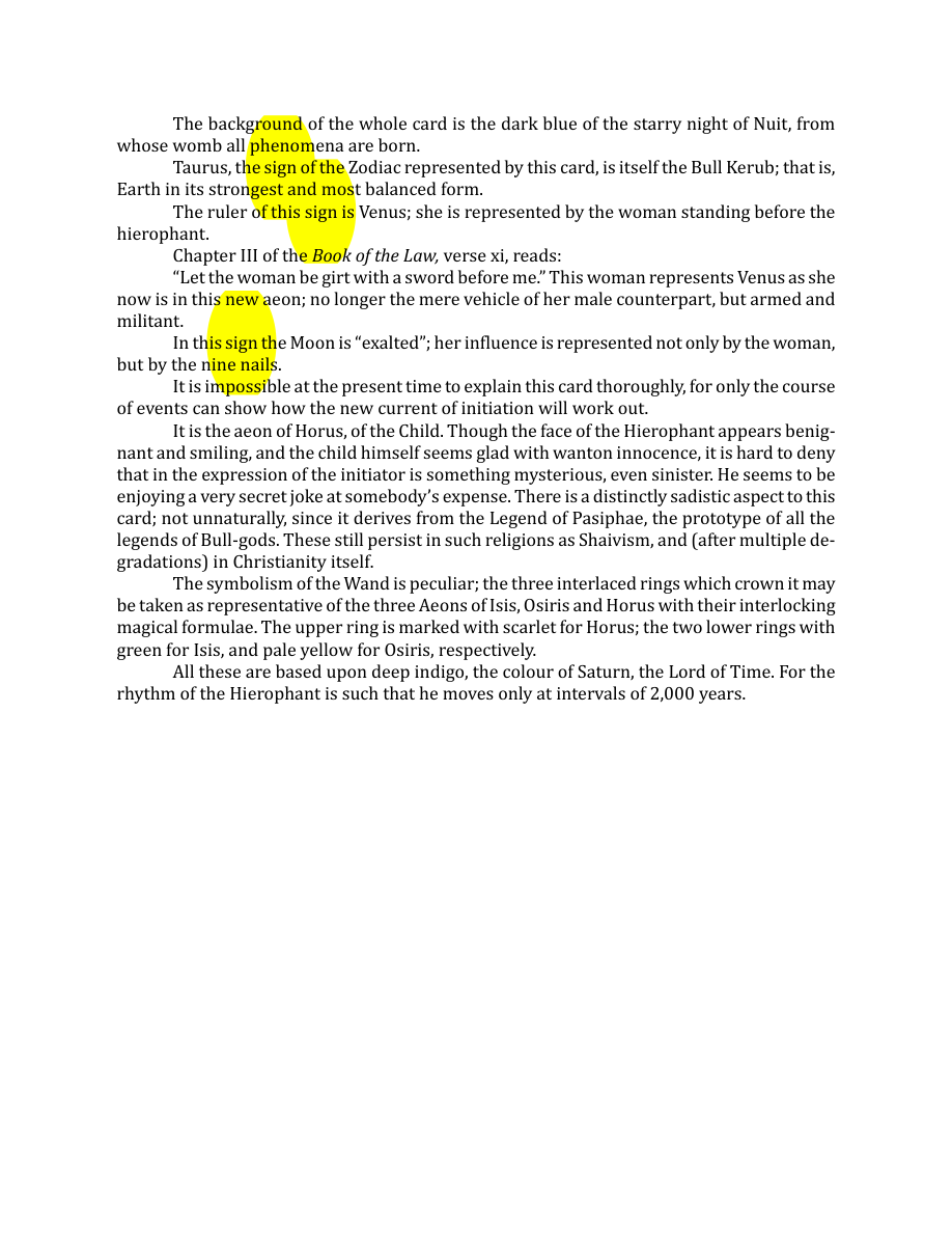 Original scan of The Book of Thoth, PDF page 70