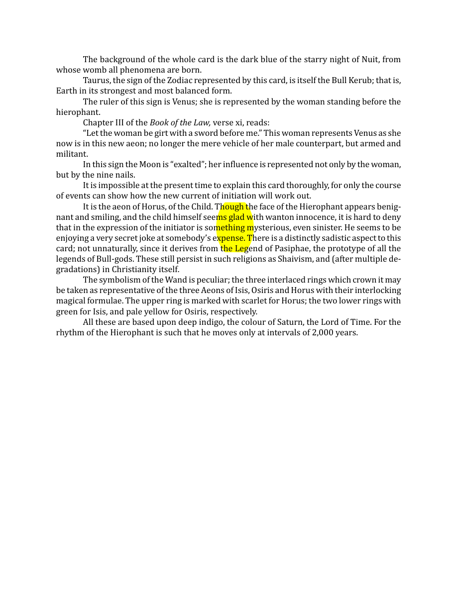 Original scan of The Book of Thoth, PDF page 70