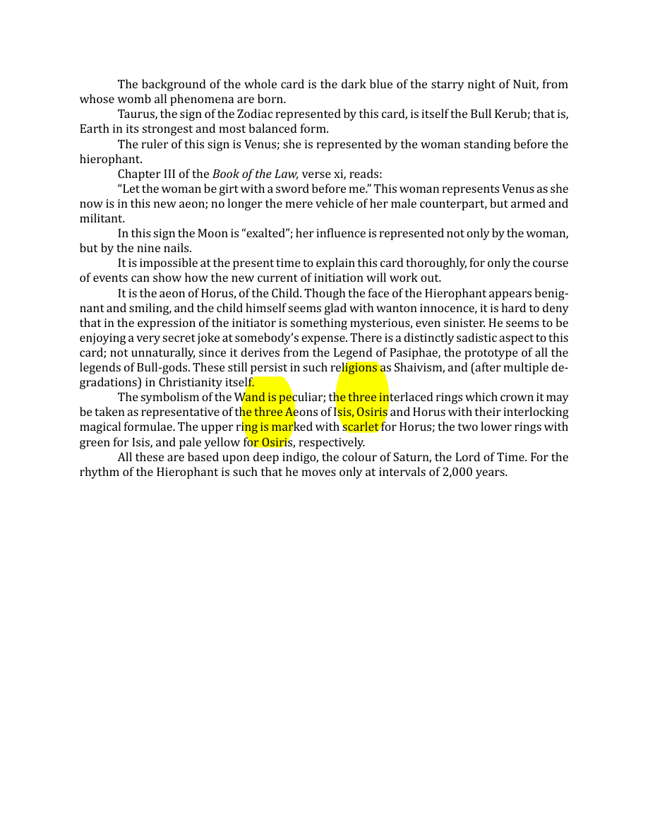 Original scan of The Book of Thoth, PDF page 70