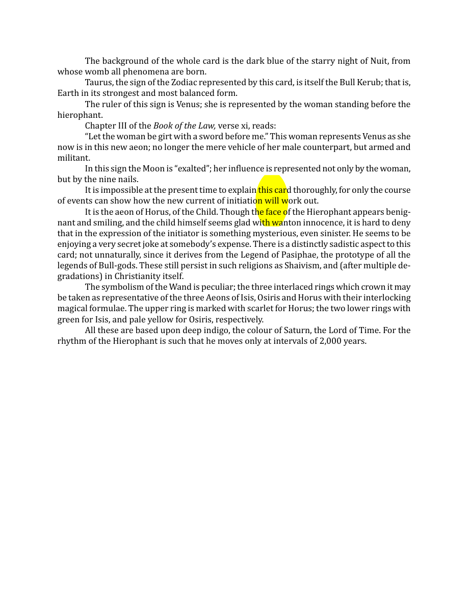 Original scan of The Book of Thoth, PDF page 70