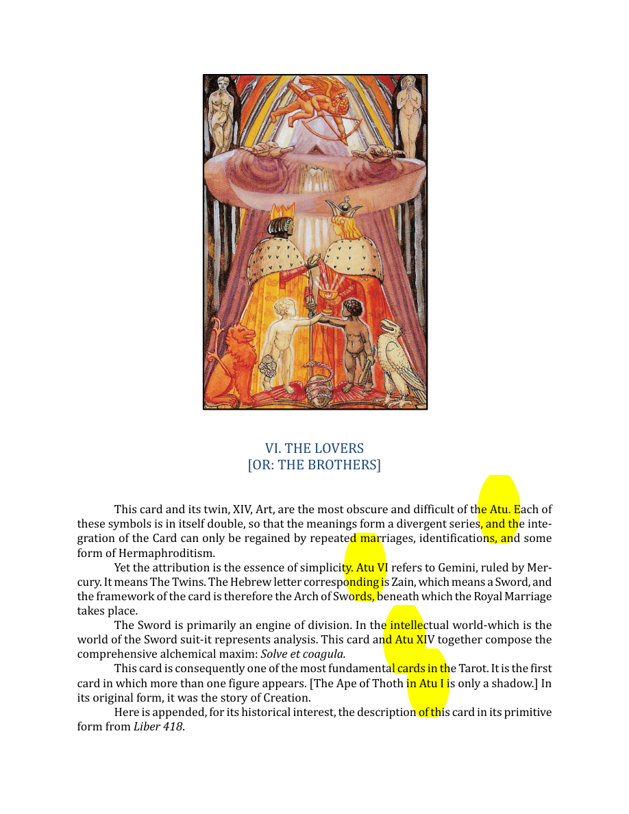 Original scan of The Book of Thoth, PDF page 71