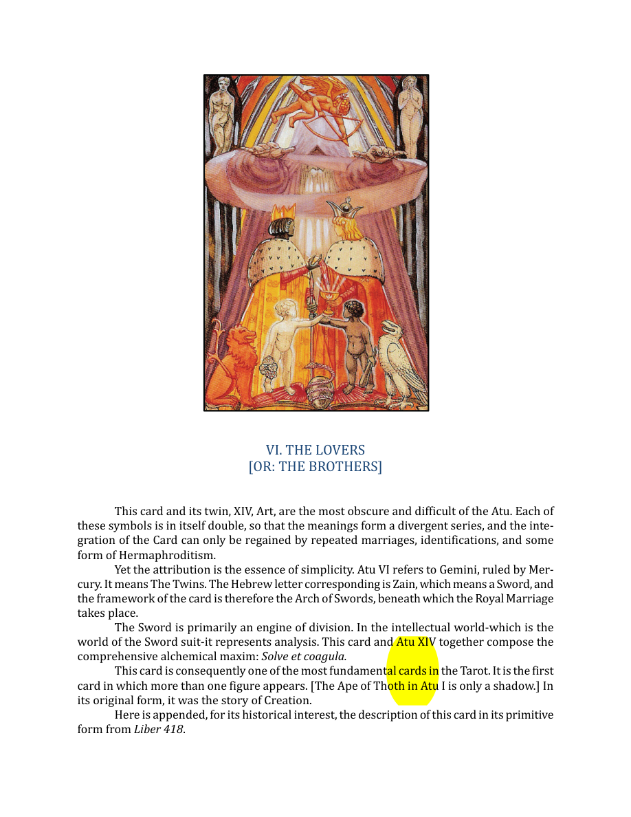 Original scan of The Book of Thoth, PDF page 71