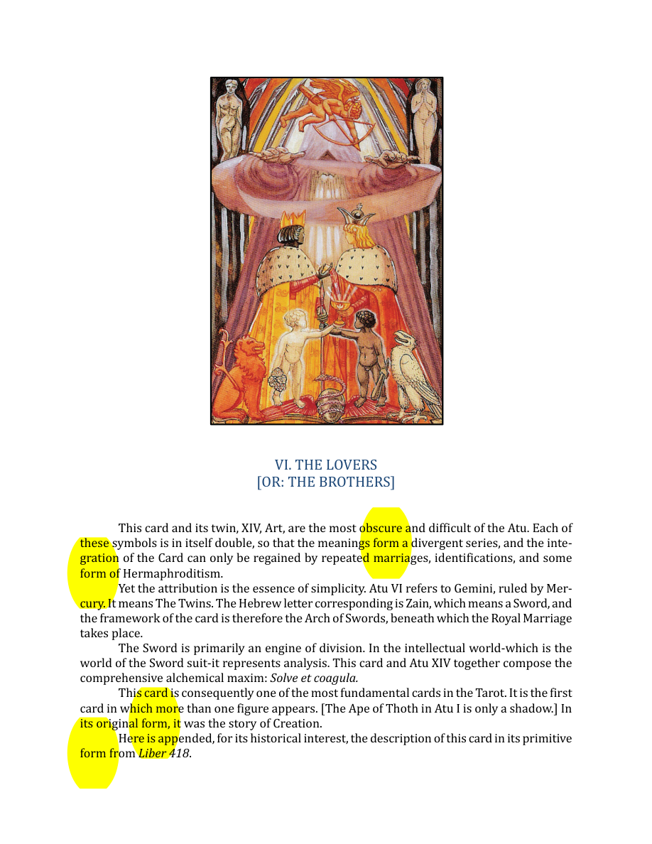 Original scan of The Book of Thoth, PDF page 71
