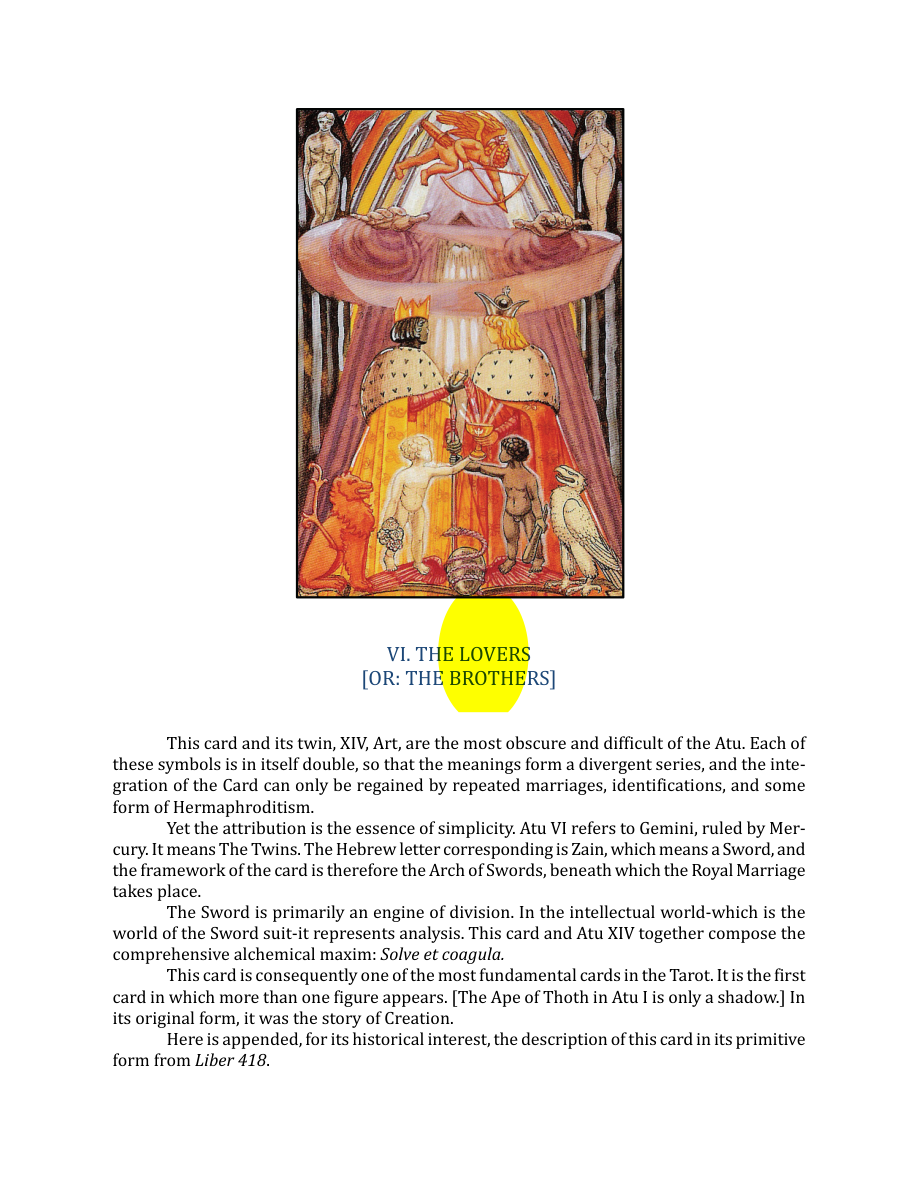 Original scan of The Book of Thoth, PDF page 71