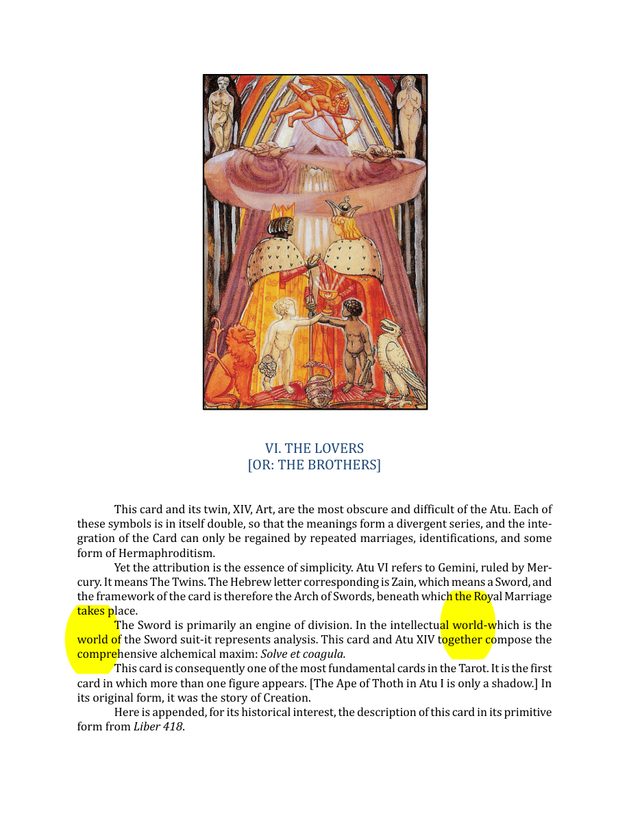 Original scan of The Book of Thoth, PDF page 71