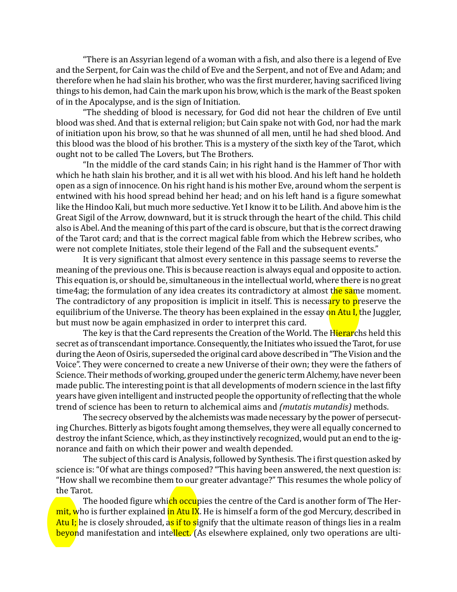 Original scan of The Book of Thoth, PDF page 72