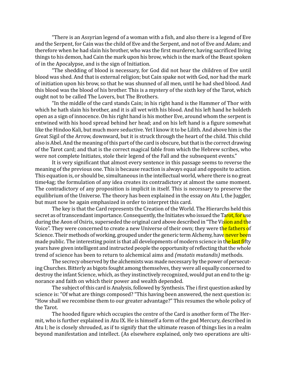Original scan of The Book of Thoth, PDF page 72