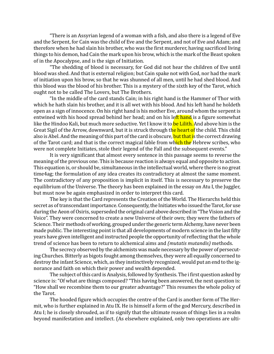 Original scan of The Book of Thoth, PDF page 72