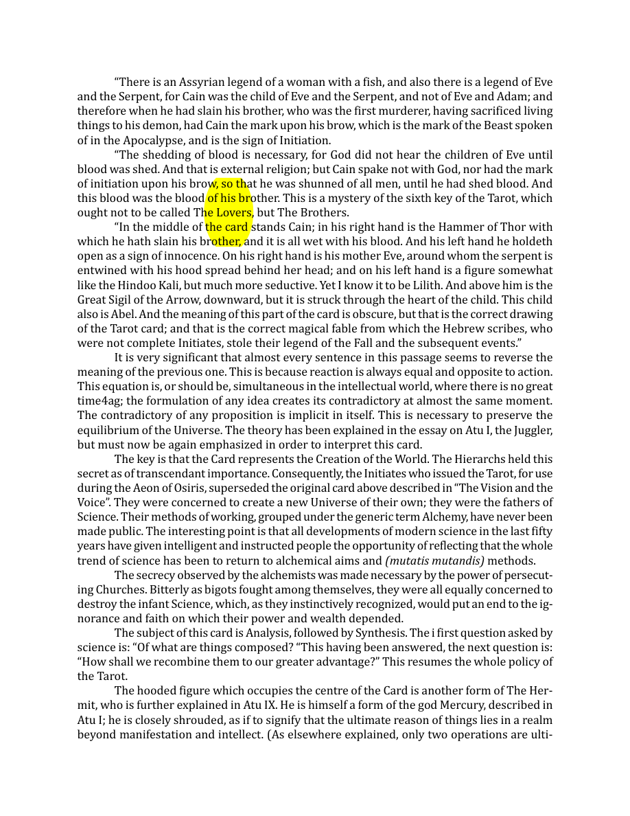 Original scan of The Book of Thoth, PDF page 72
