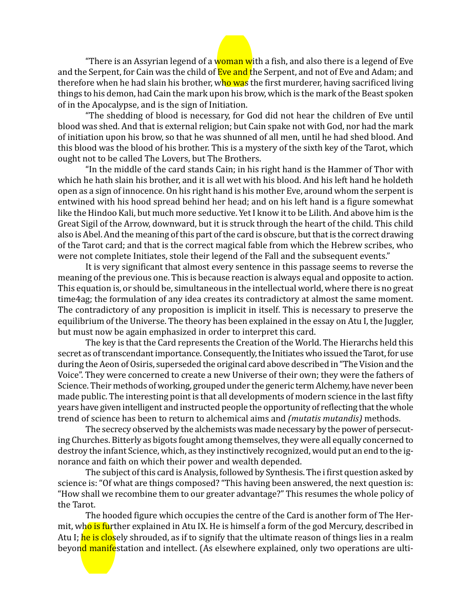 Original scan of The Book of Thoth, PDF page 72
