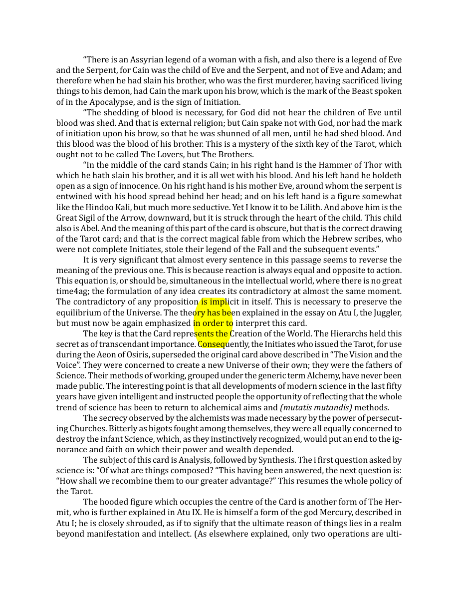 Original scan of The Book of Thoth, PDF page 72