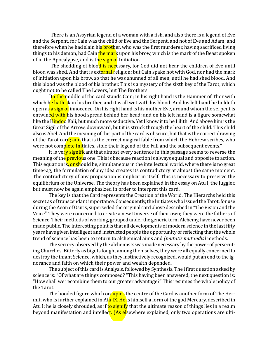 Original scan of The Book of Thoth, PDF page 72