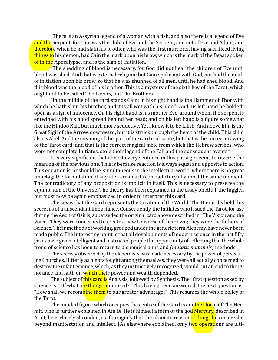 Original scan of The Book of Thoth, PDF page 72
