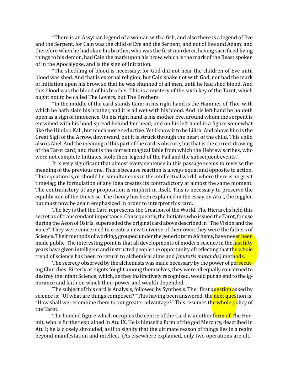 Original scan of The Book of Thoth, PDF page 72