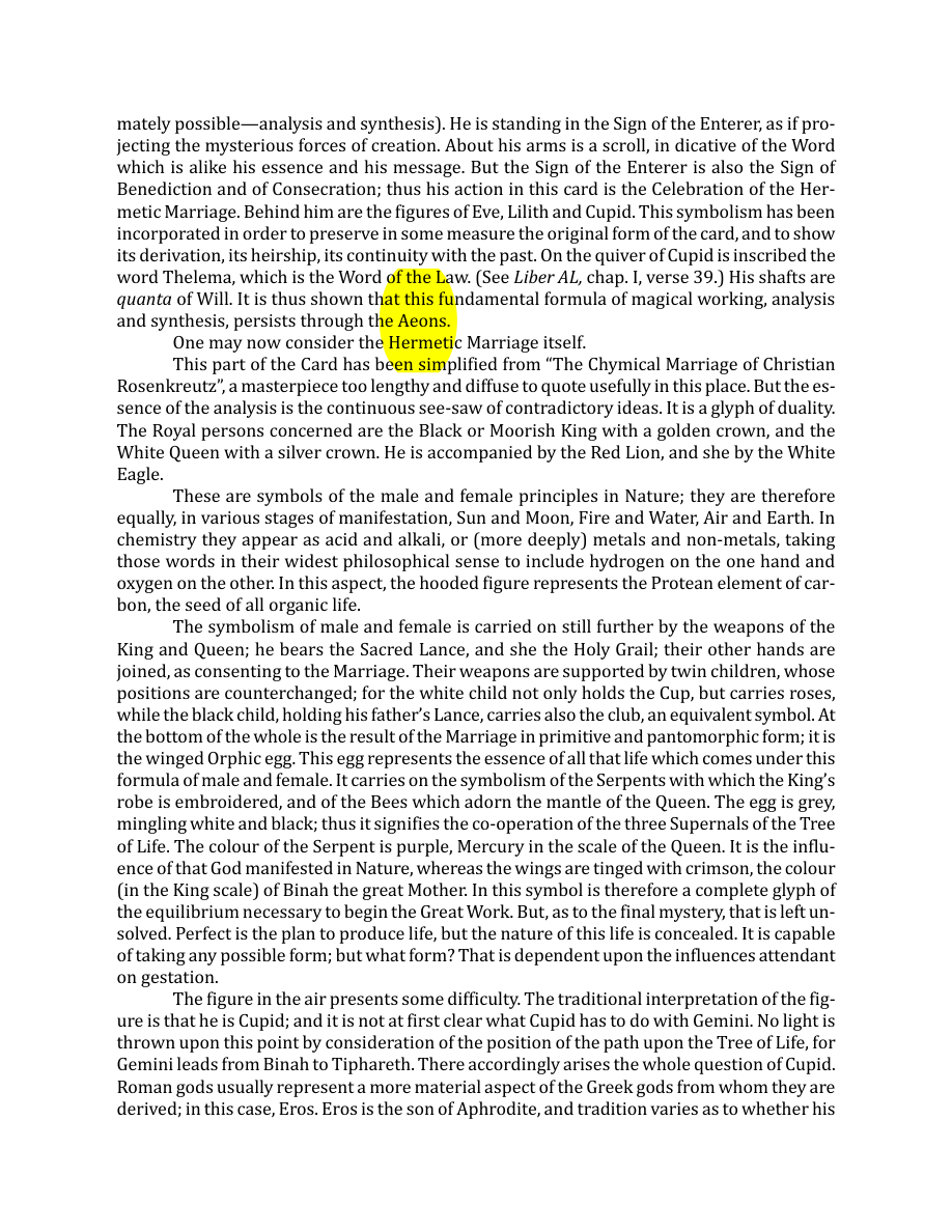Original scan of The Book of Thoth, PDF page 73