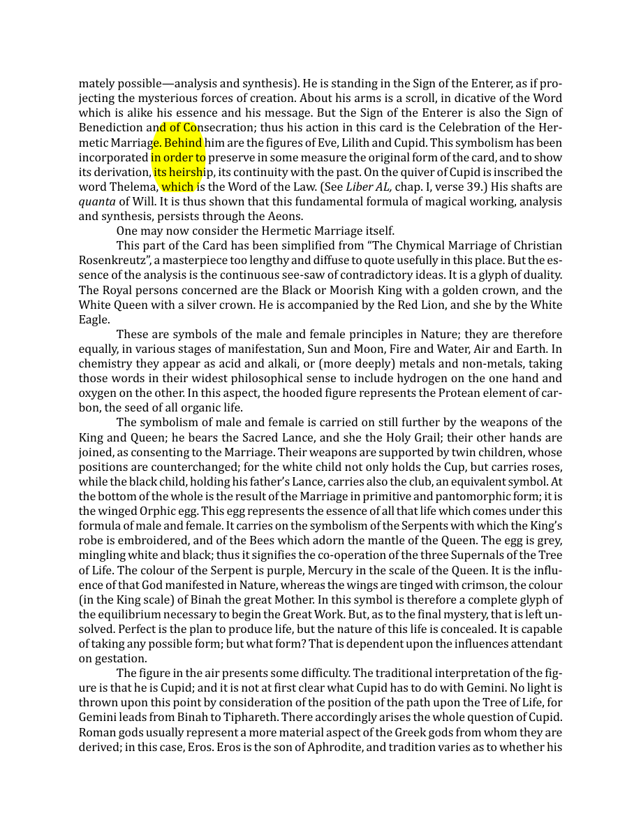 Original scan of The Book of Thoth, PDF page 73