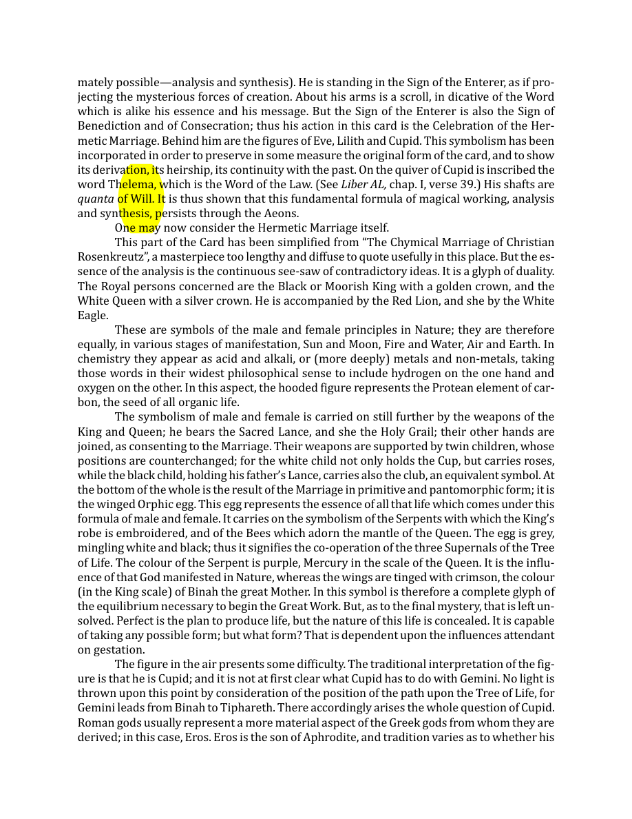 Original scan of The Book of Thoth, PDF page 73