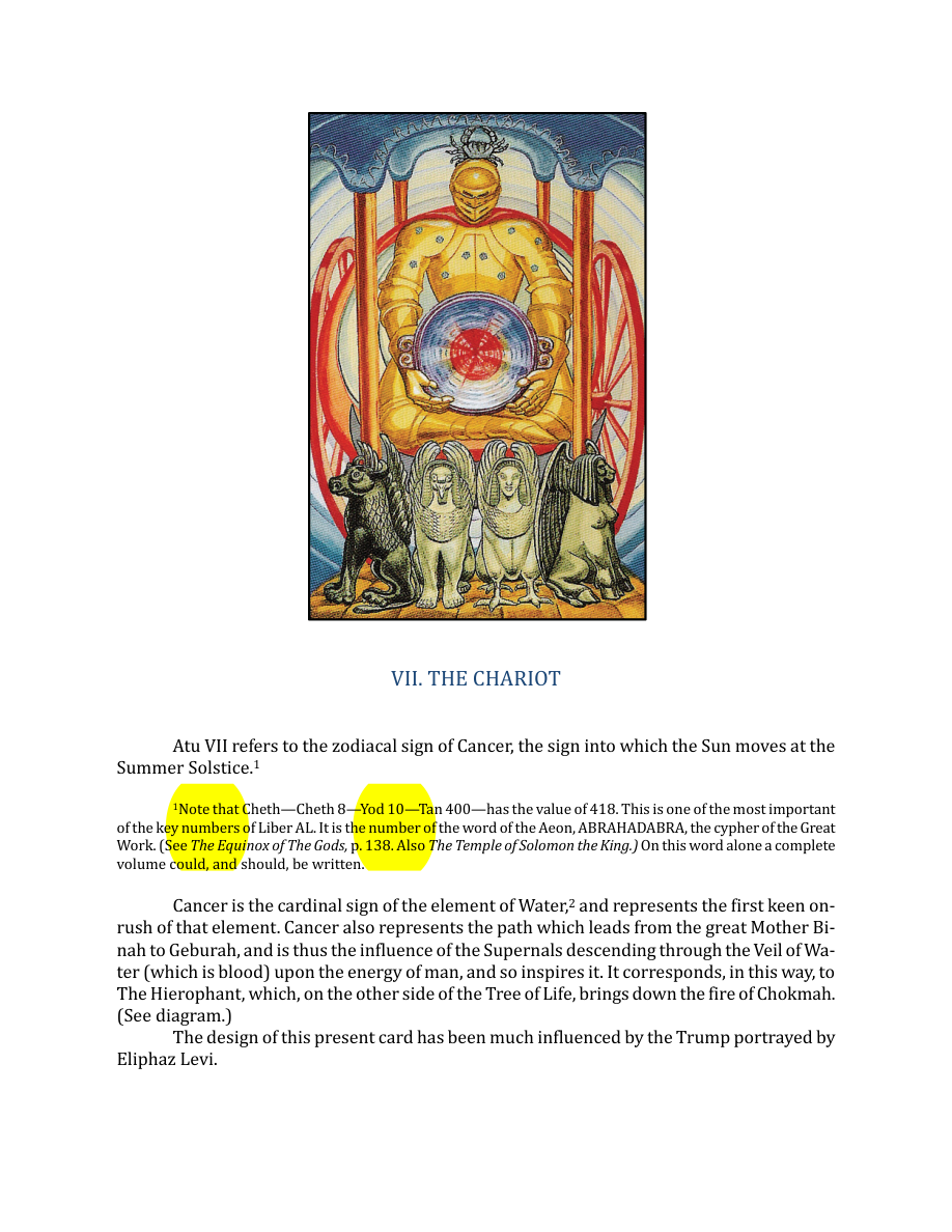 Original scan of The Book of Thoth, PDF page 75