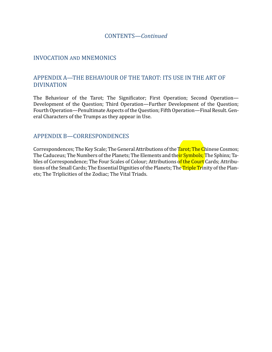 Original scan of The Book of Thoth, PDF page 8
