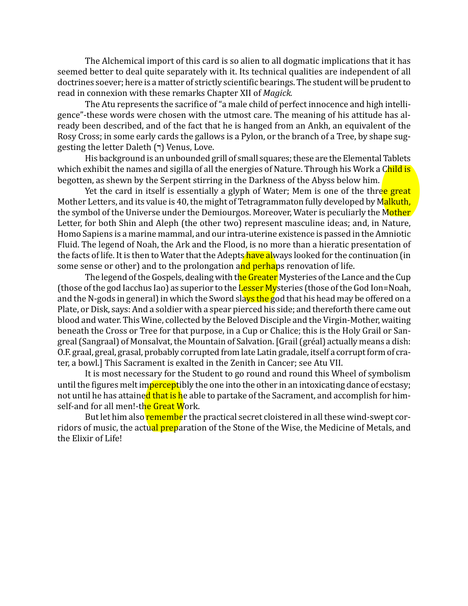 Original scan of The Book of Thoth, PDF page 90