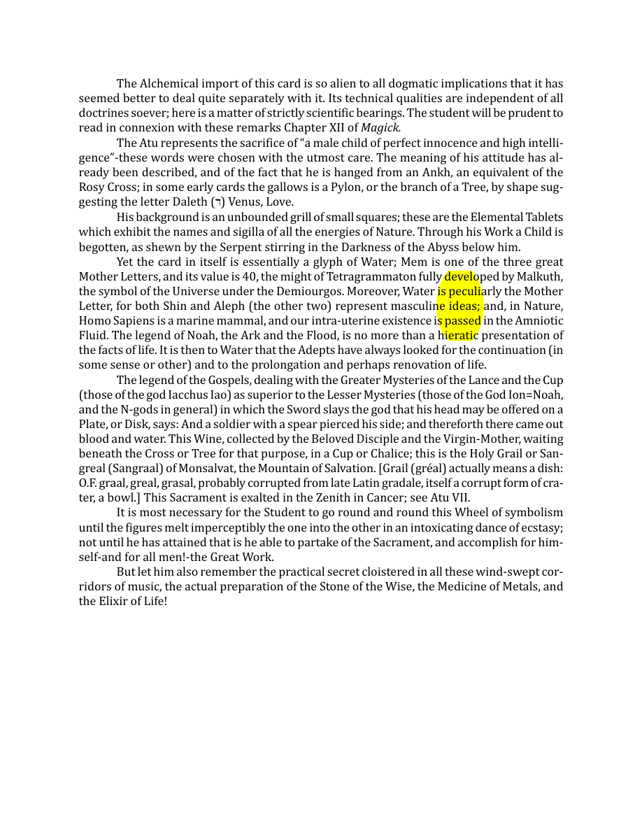 Original scan of The Book of Thoth, PDF page 90