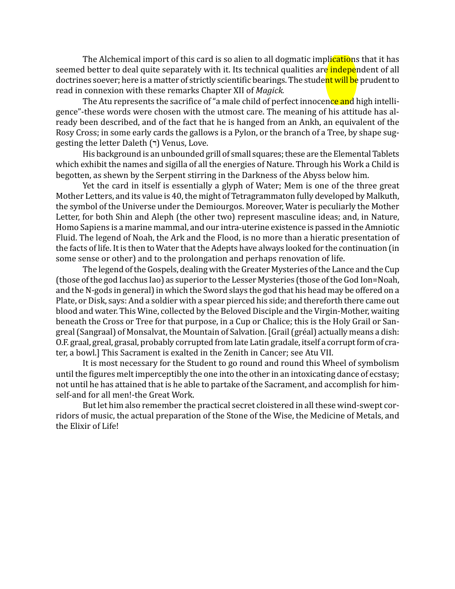 Original scan of The Book of Thoth, PDF page 90