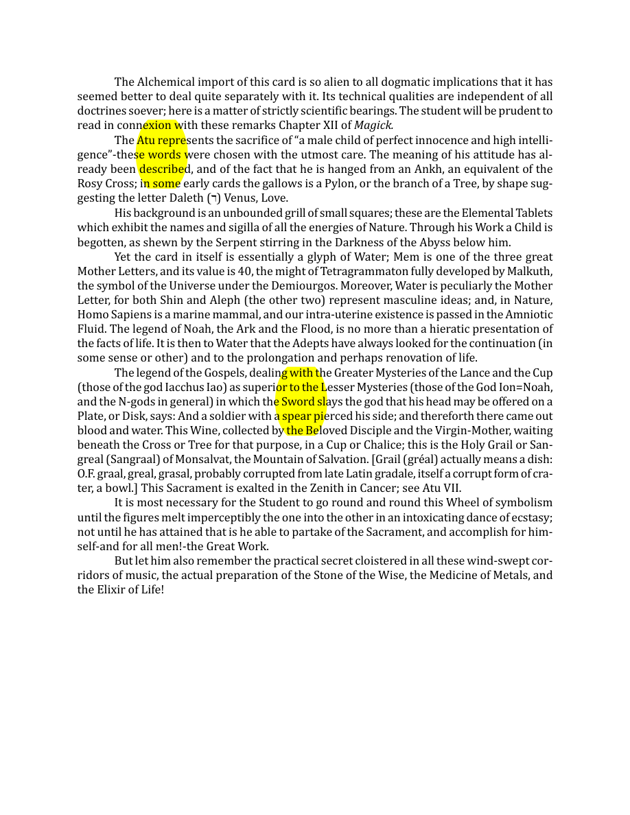 Original scan of The Book of Thoth, PDF page 90