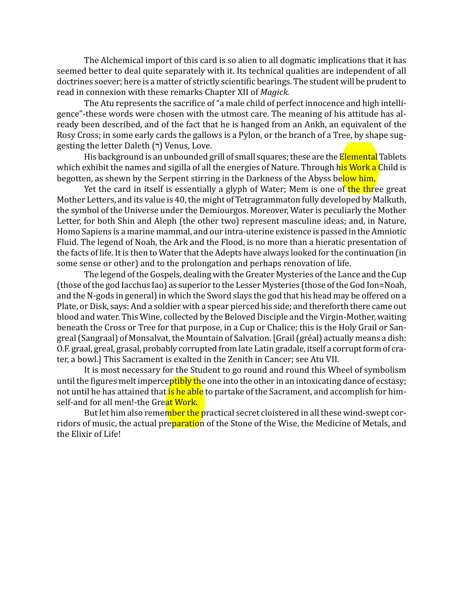 Original scan of The Book of Thoth, PDF page 90