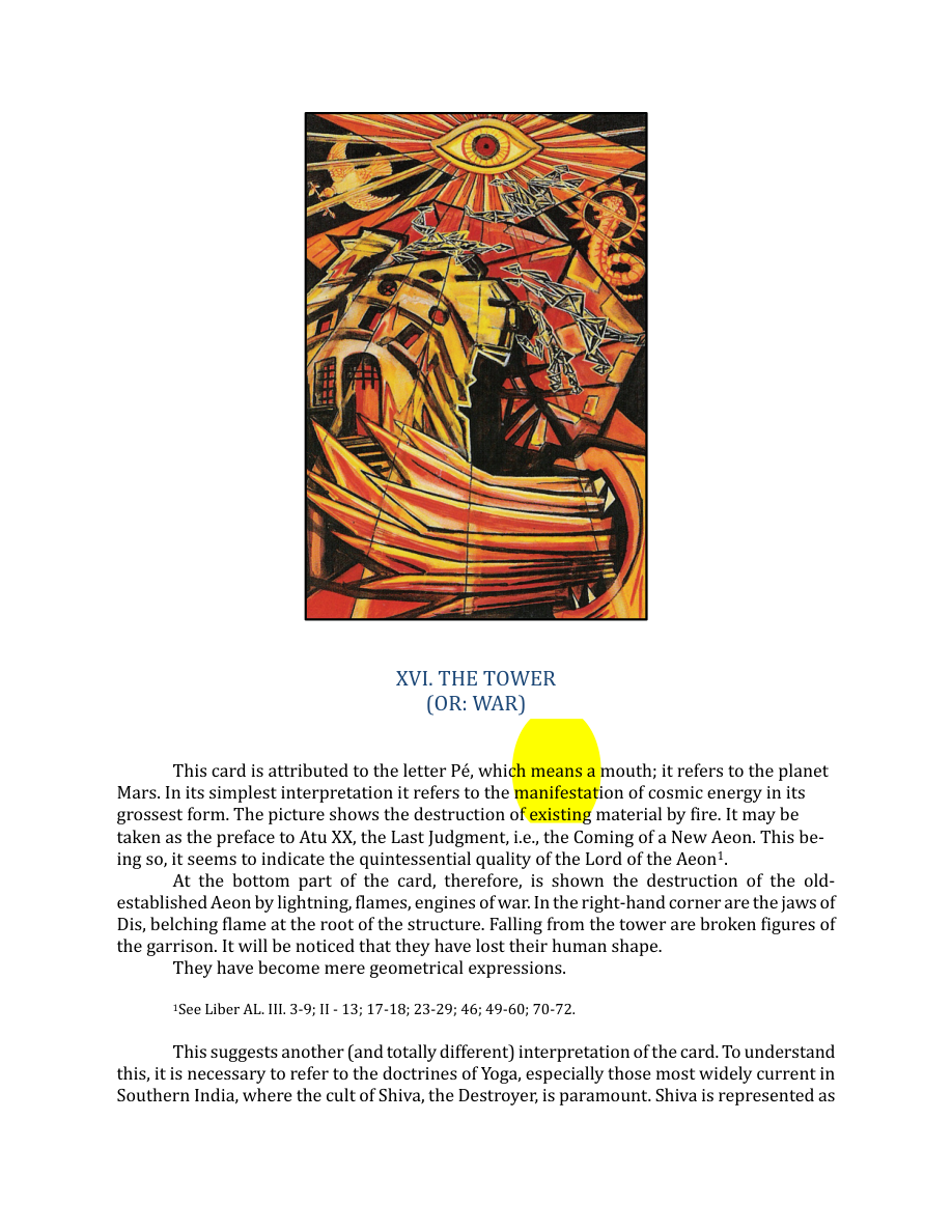 Original scan of The Book of Thoth, PDF page 99