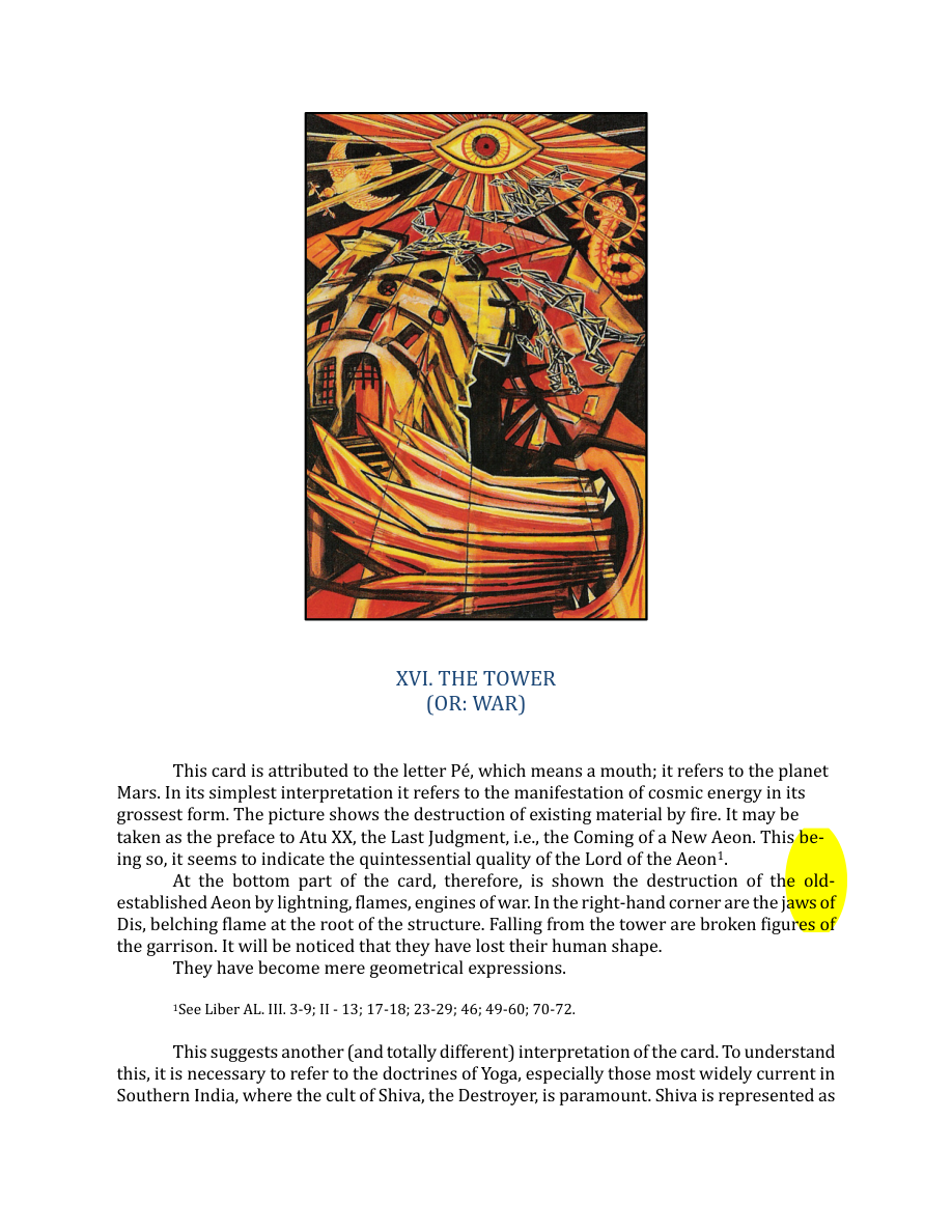 Original scan of The Book of Thoth, PDF page 99