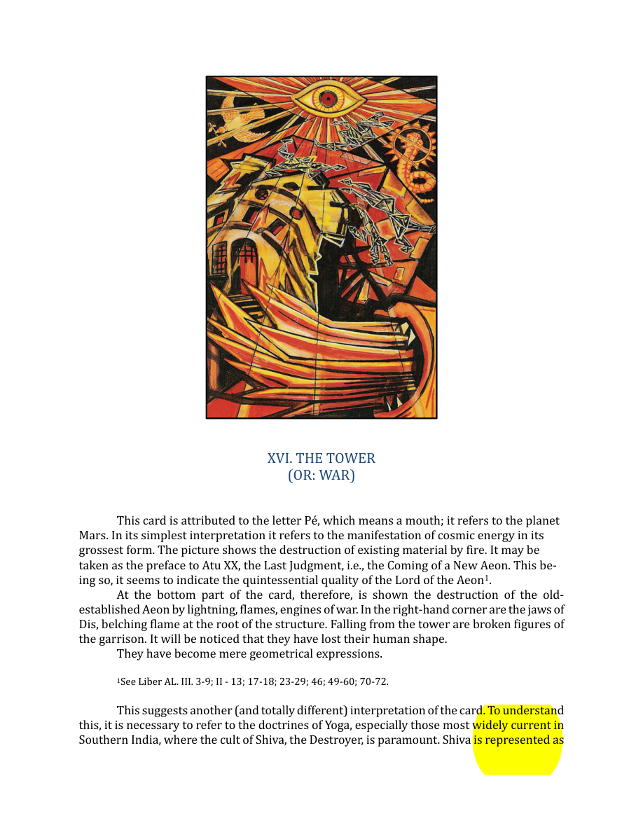 Original scan of The Book of Thoth, PDF page 99